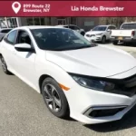 White 2019 Honda Civic LX LIA Brewster on Boost Your Ad - Certified Preowned For Sale